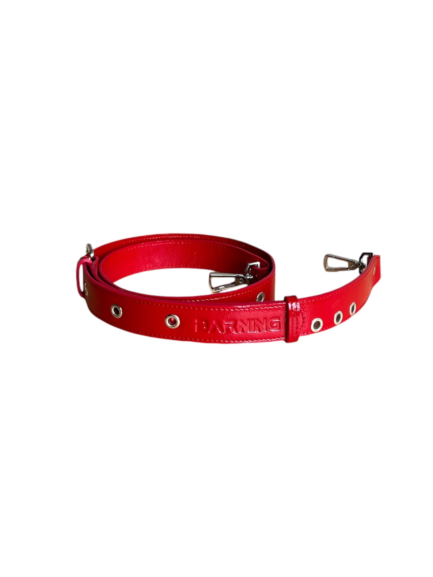 Red Patent Leather Minnie Lock Bag LIMITED EDITION