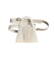Load image into Gallery viewer, Coral Beige Croco Leather Minnie Lock Bag - LIMITED EDITION