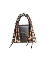 Load image into Gallery viewer, Leopard Leather Fringed Minnie Lock Bag LIMITED EDITION
