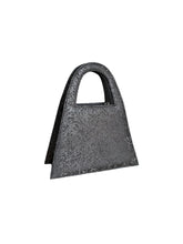 Load image into Gallery viewer, Matte Black Leather With Shiny Particles Minnie Lock Bag LIMITED EDITION