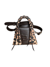 Load image into Gallery viewer, Leopard Leather Fringed Minnie Lock Bag LIMITED EDITION
