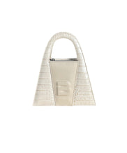 Load image into Gallery viewer, Coral Beige Croco Leather Minnie Lock Bag - LIMITED EDITION