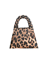 Load image into Gallery viewer, Leopard Leather Fringed Minnie Lock Bag LIMITED EDITION