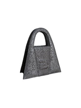 Load image into Gallery viewer, Matte Black Leather With Shiny Particles Minnie Lock Bag LIMITED EDITION