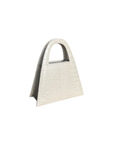 Load image into Gallery viewer, Coral Beige Croco Leather Minnie Lock Bag - LIMITED EDITION