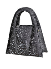 Load image into Gallery viewer, Matte Black Leather With Shiny Particles Minnie Lock Bag LIMITED EDITION