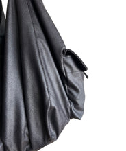 Load image into Gallery viewer, Black Utility Tote Bag