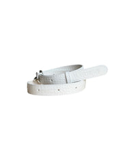 Load image into Gallery viewer, White Croco Leather Minnie Lock Bag