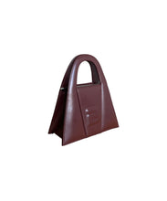 Load image into Gallery viewer, Burgundy Leather Minnie Lock Bag