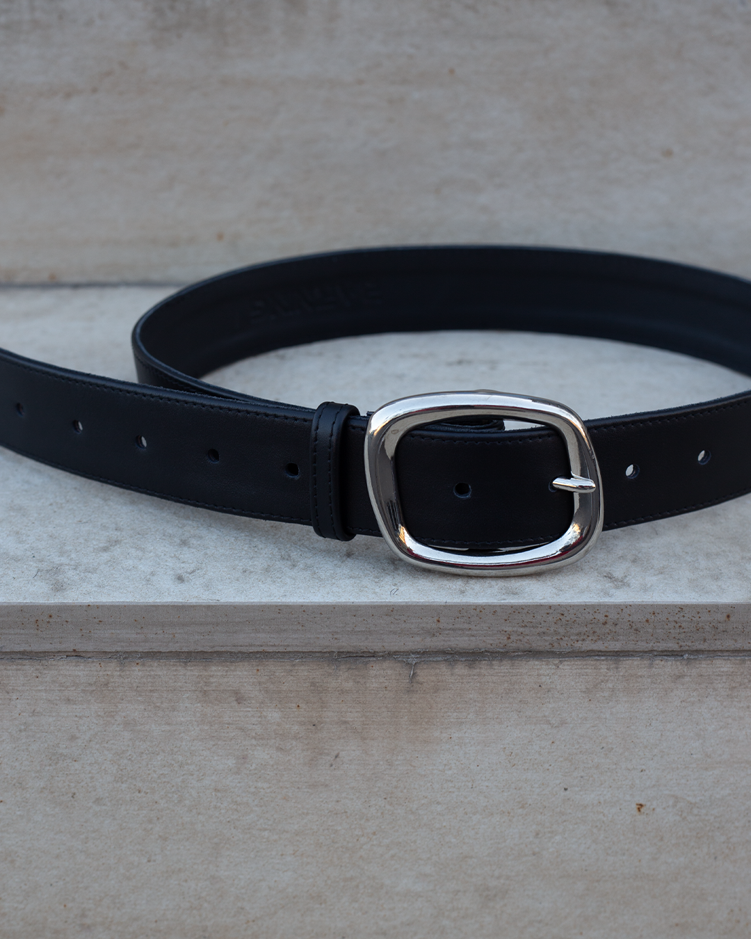 Black Leather Belt