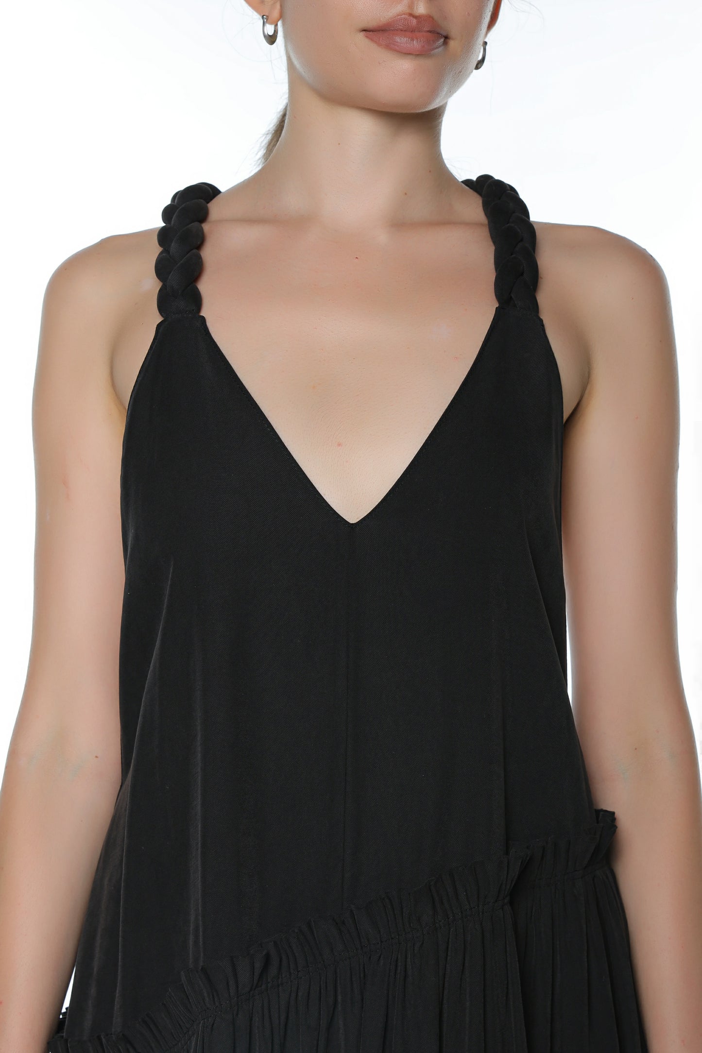 Barning Braided Dress On Black