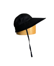 Load image into Gallery viewer, Black Cotton Bucket Hat