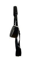 Load image into Gallery viewer, Genuine Leather Black & White Moon Bag