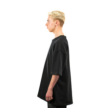 Load image into Gallery viewer, Unisex Printed Black Cotton T-shirt