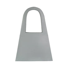 Load image into Gallery viewer, Gray genuine leather LOCK hand and shoulder bag