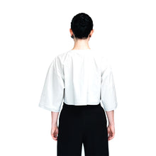 Load image into Gallery viewer, Unisex Gray Crop Top/ Printed Version