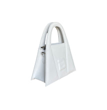 Load image into Gallery viewer, Bright White Leather Minnie Lock Bag