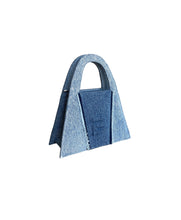 Load image into Gallery viewer, 100% Recycled Denim Minnie Lock Bag