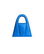 Load image into Gallery viewer, Blue Leather Minnie Lock Bag