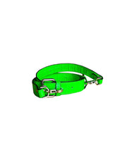 Load image into Gallery viewer, Neon Green Croco Leather Minnie Lock Bag