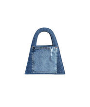 Load image into Gallery viewer, 100% Recycled Denim Minnie Lock Bag