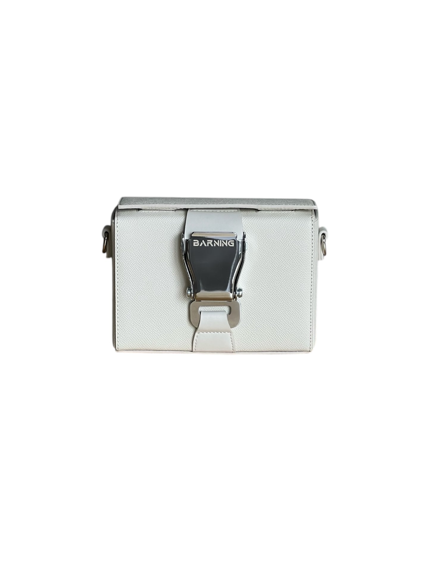 Dirty White Leather Box Bag