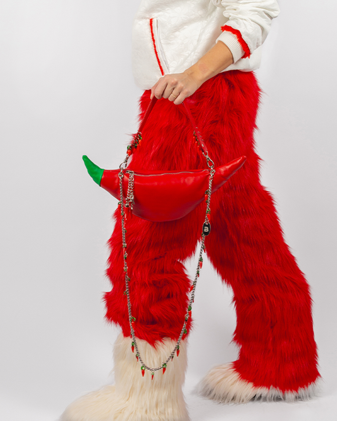Chili Red Leather Bag