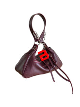 Load image into Gallery viewer, Burgundy Leather City Rush Bag
