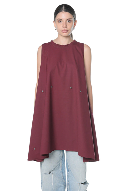 6in1 Short Dress On Burgundy