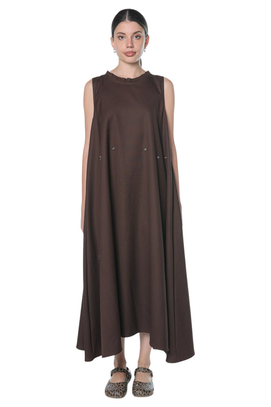 6in1 Long Dress On Chocolate Brown
