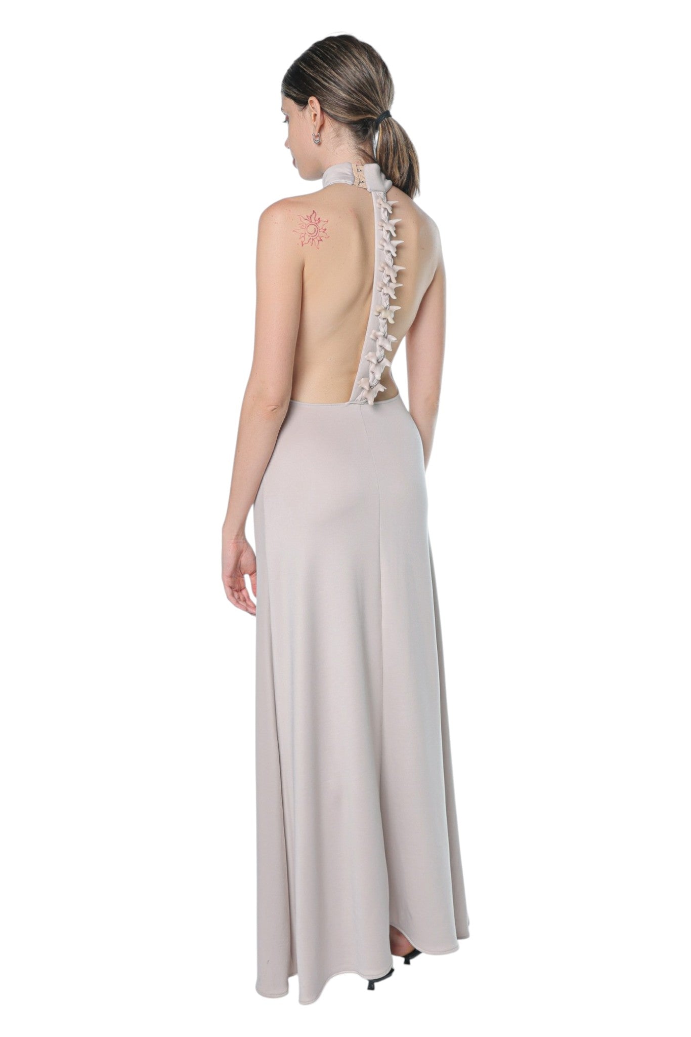 Barning Spine Dress On Greige