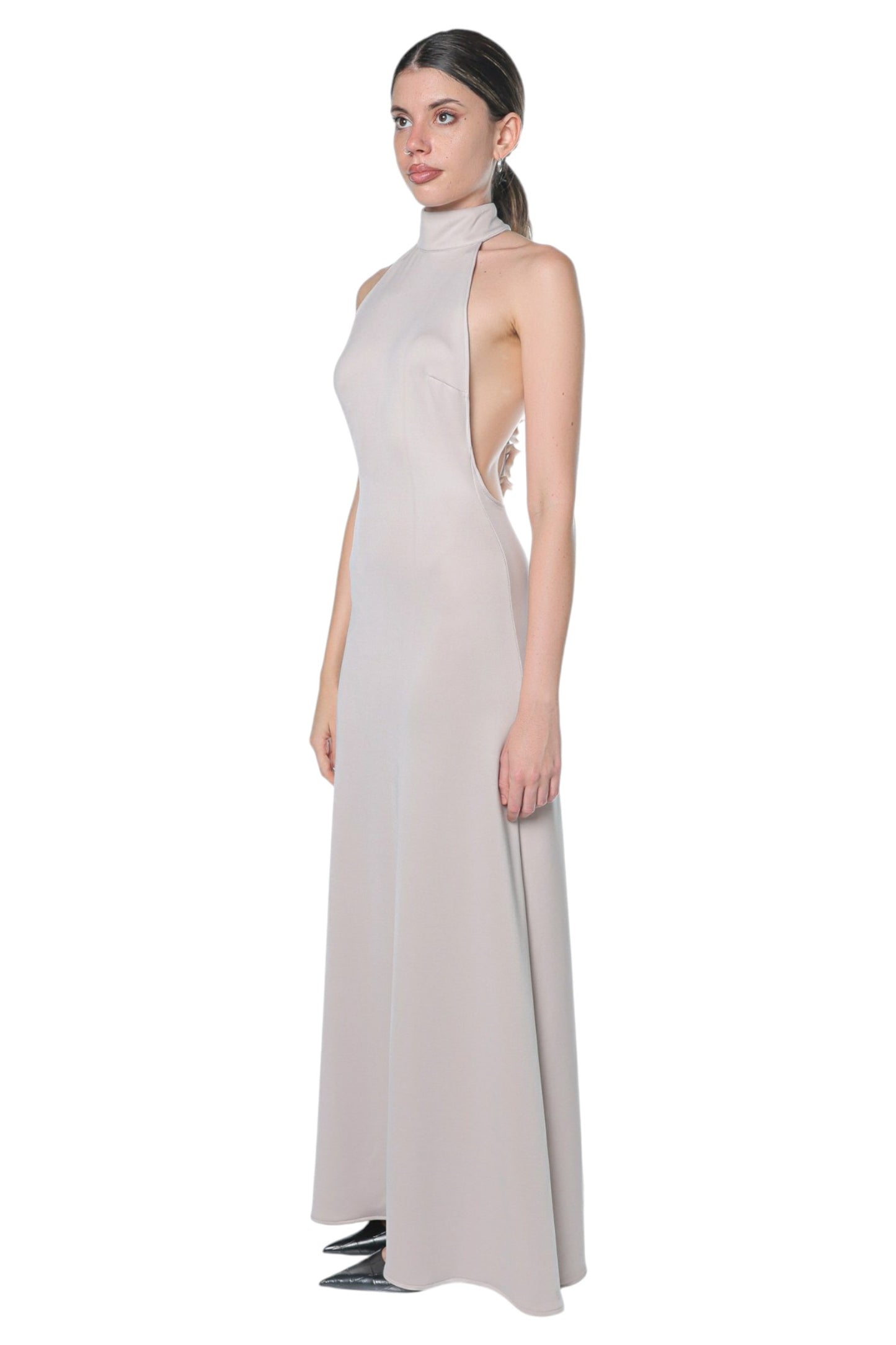 Barning Spine Dress On Greige