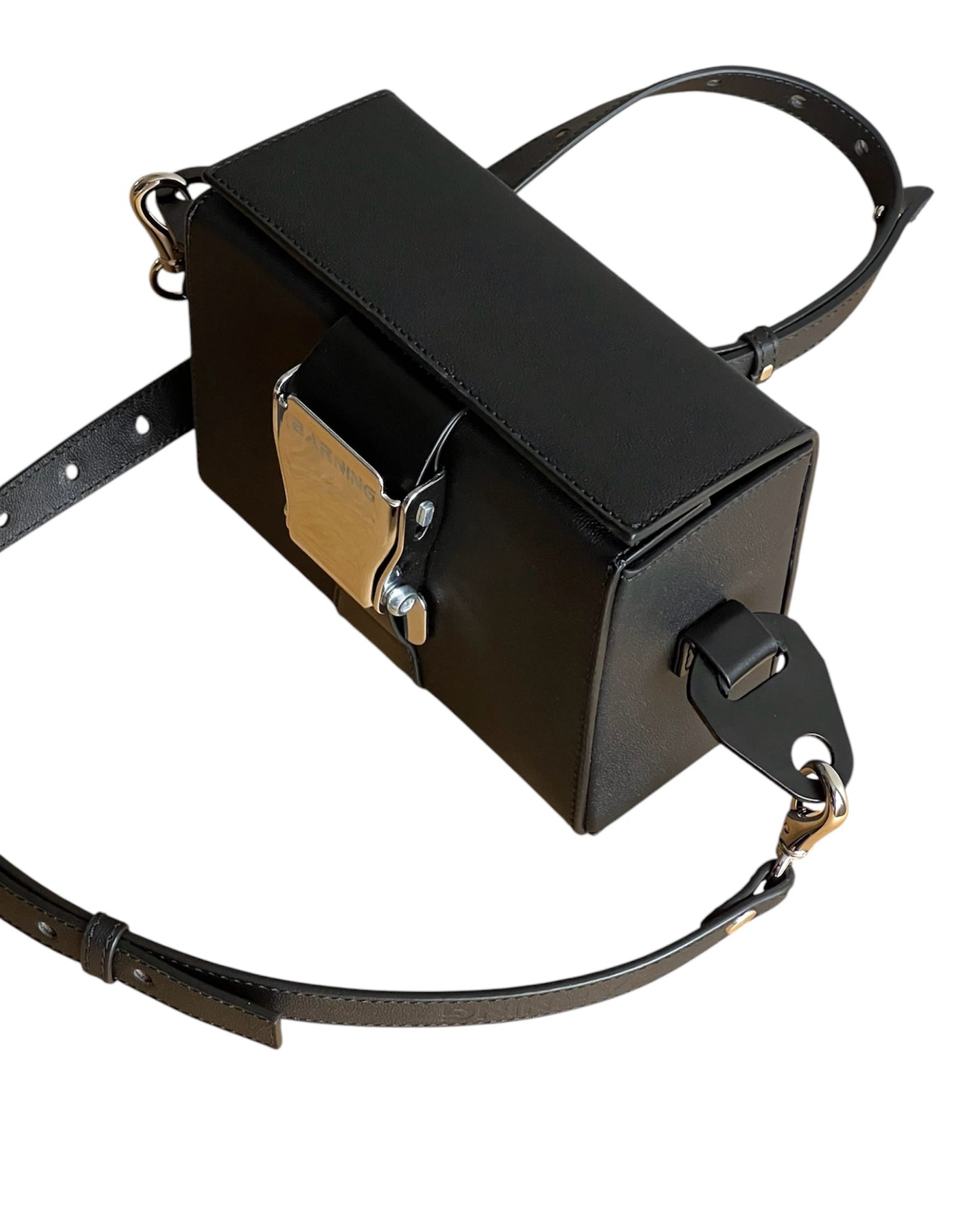 Black Box Leather Bag For Him