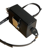 Load image into Gallery viewer, Black Box Leather Bag For Him
