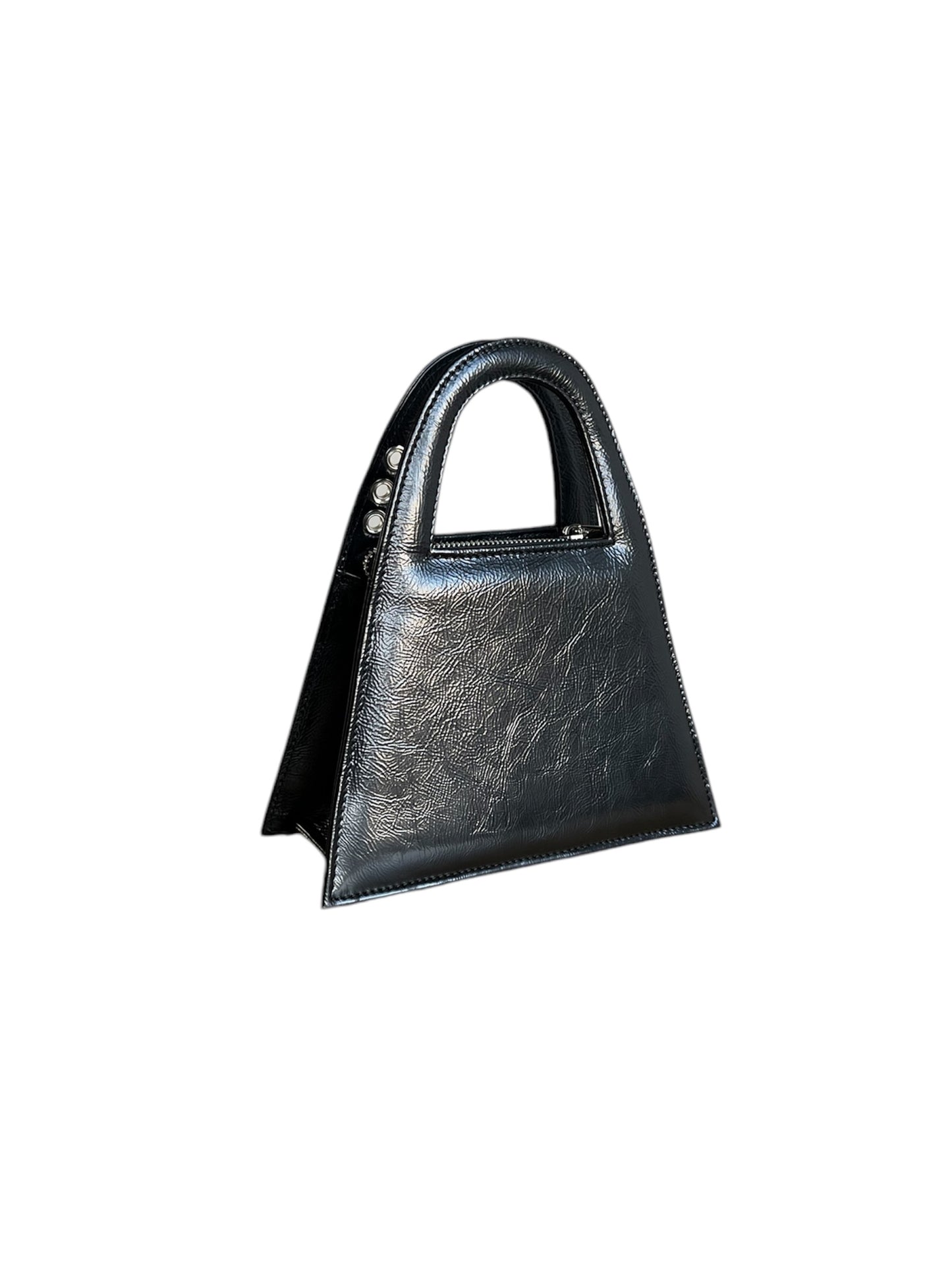 Black Patent Leather Minnie Lock Bag LIMITED EDITION
