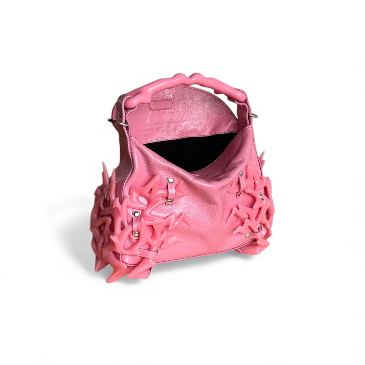 Pink Leather 3D Printed Dream Bag