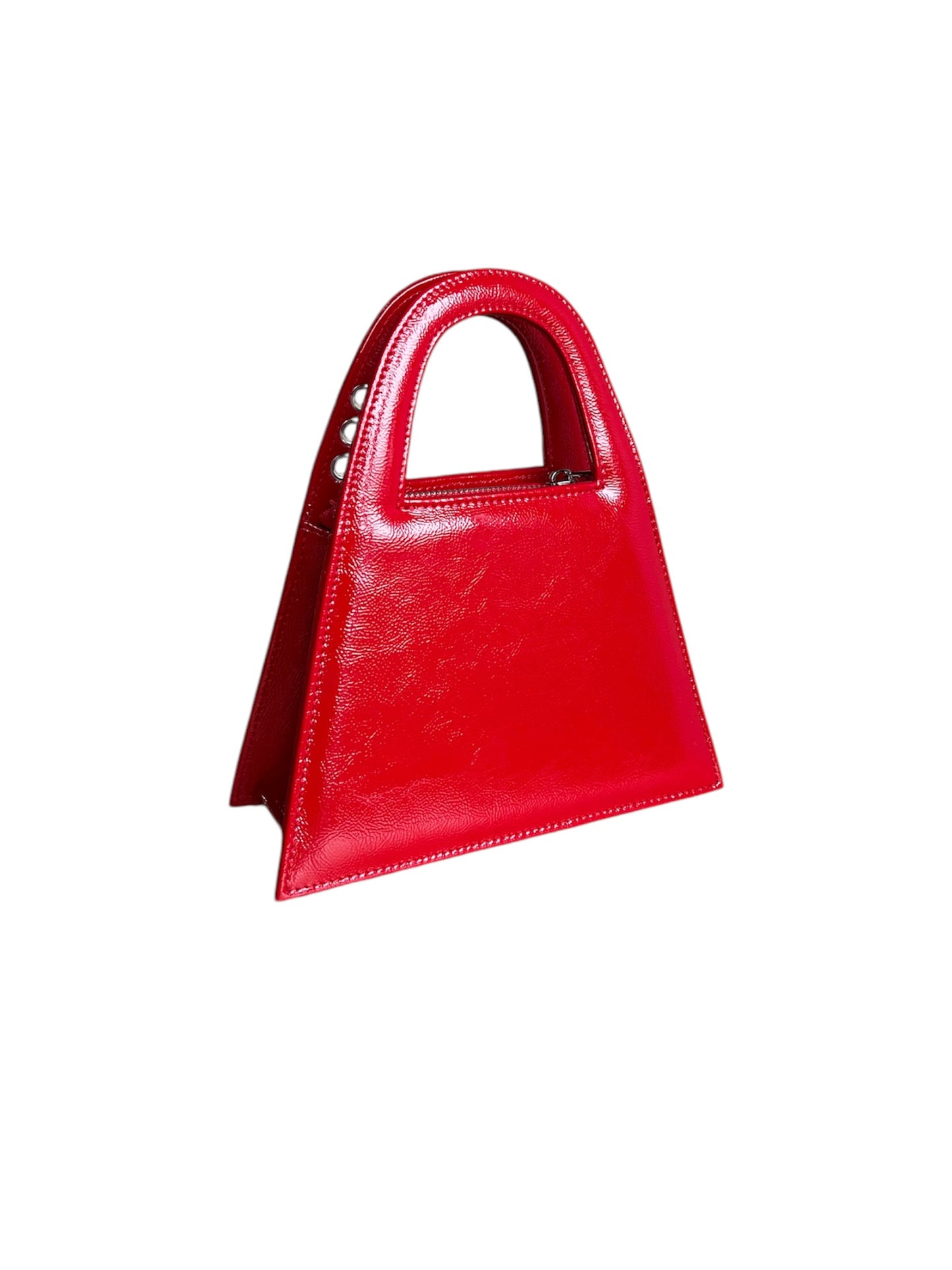 Red Patent Leather Minnie Lock Bag LIMITED EDITION