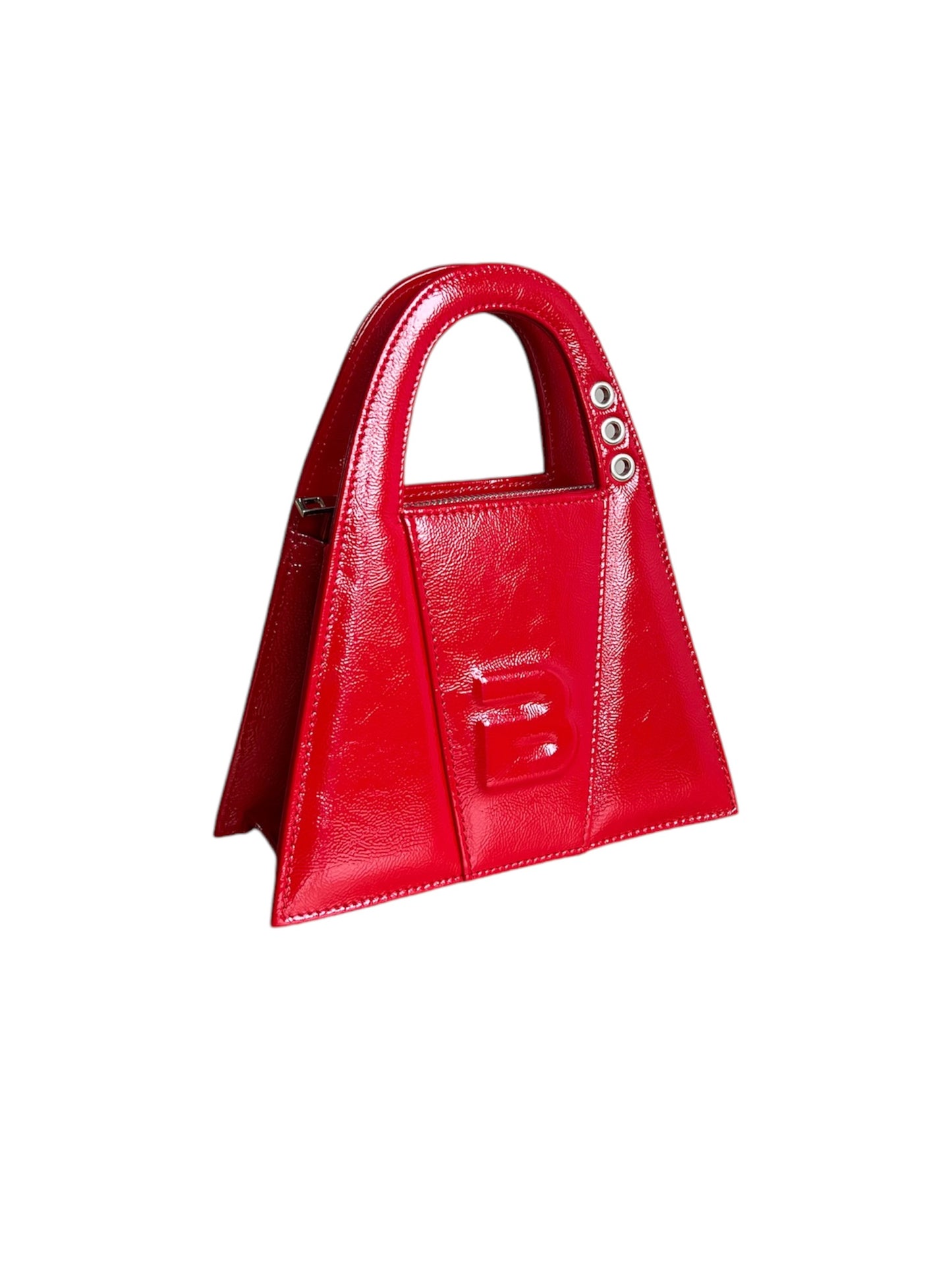 Red Patent Leather Minnie Lock Bag LIMITED EDITION