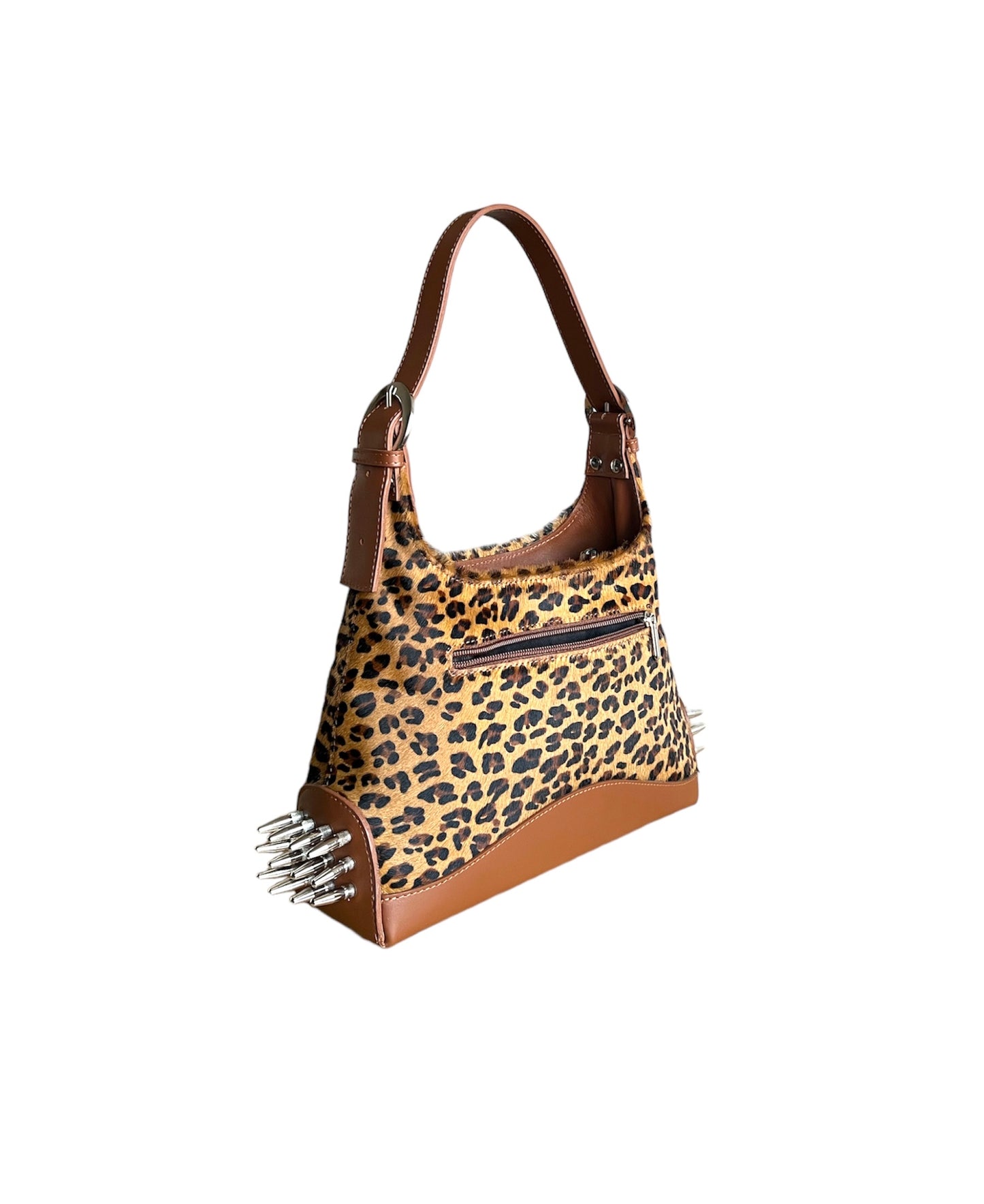 Limited Edition - Leopard Pony Leather Bulletproof Bag