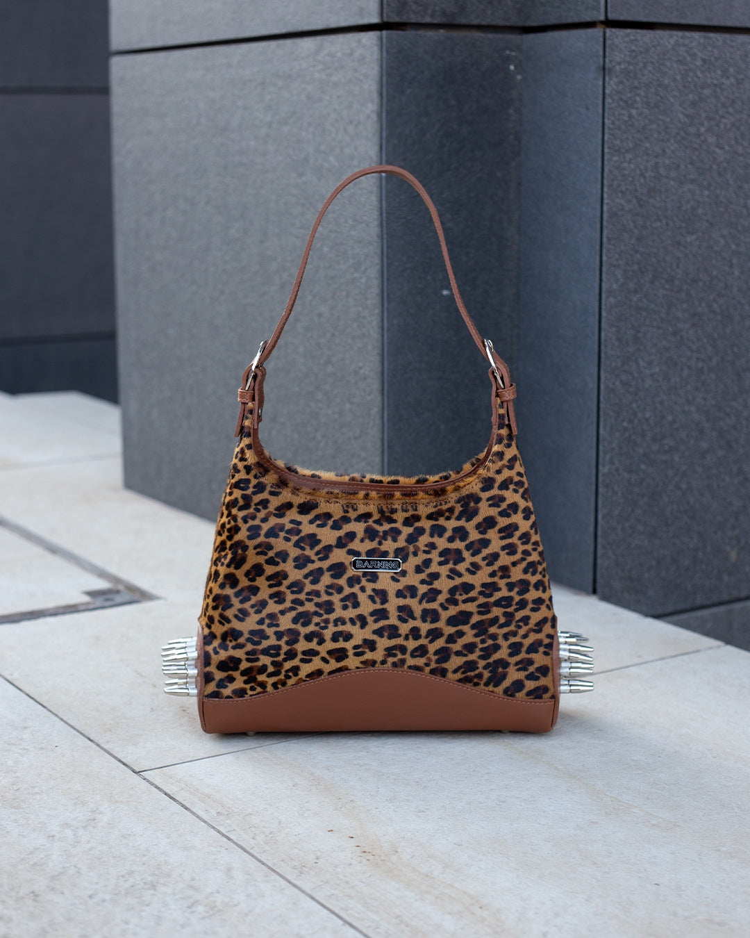 Limited Edition - Leopard Pony Leather Bulletproof Bag