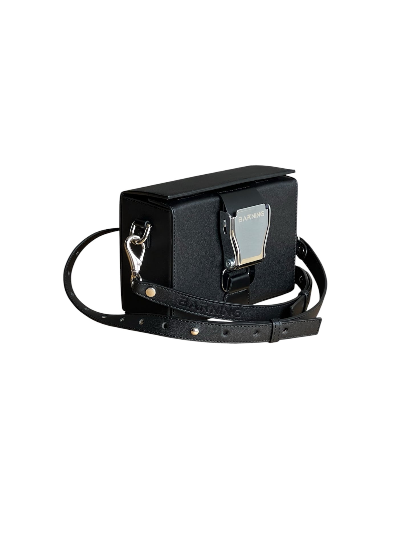 Black Box Leather Bag For Her