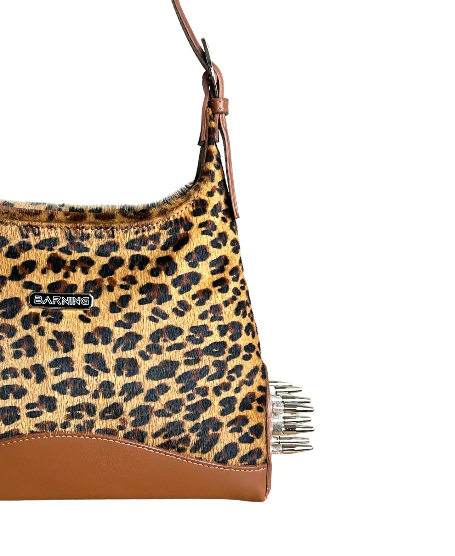 Limited Edition - Leopard Pony Leather Bulletproof Bag