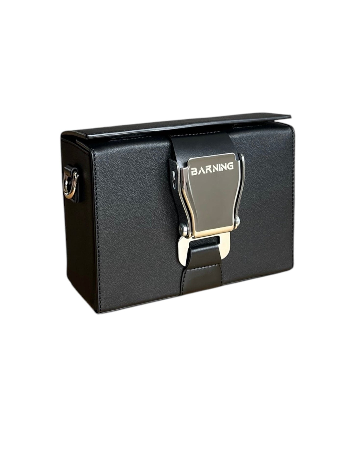 Black Box Leather Bag For Her