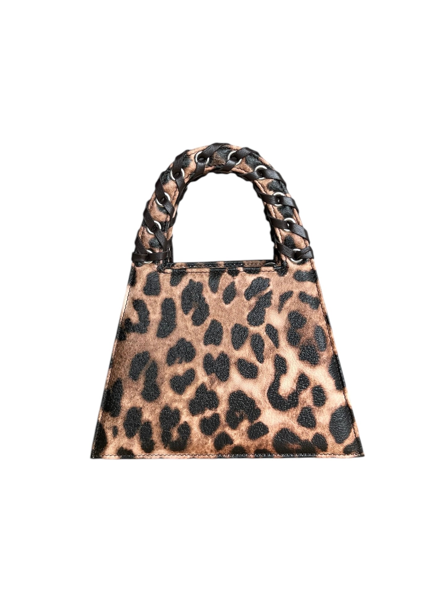 Leopard Leather Fringed Minnie Lock Bag LIMITED EDITION