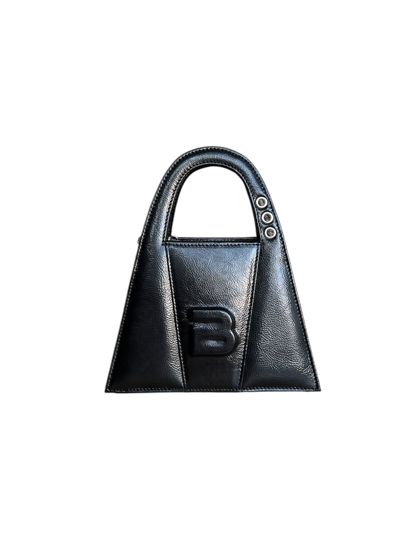 Black Patent Leather Minnie Lock Bag LIMITED EDITION