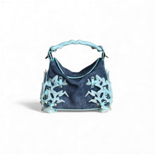 Load image into Gallery viewer, Suede Denim Leather 3D Printed Dream Bag
