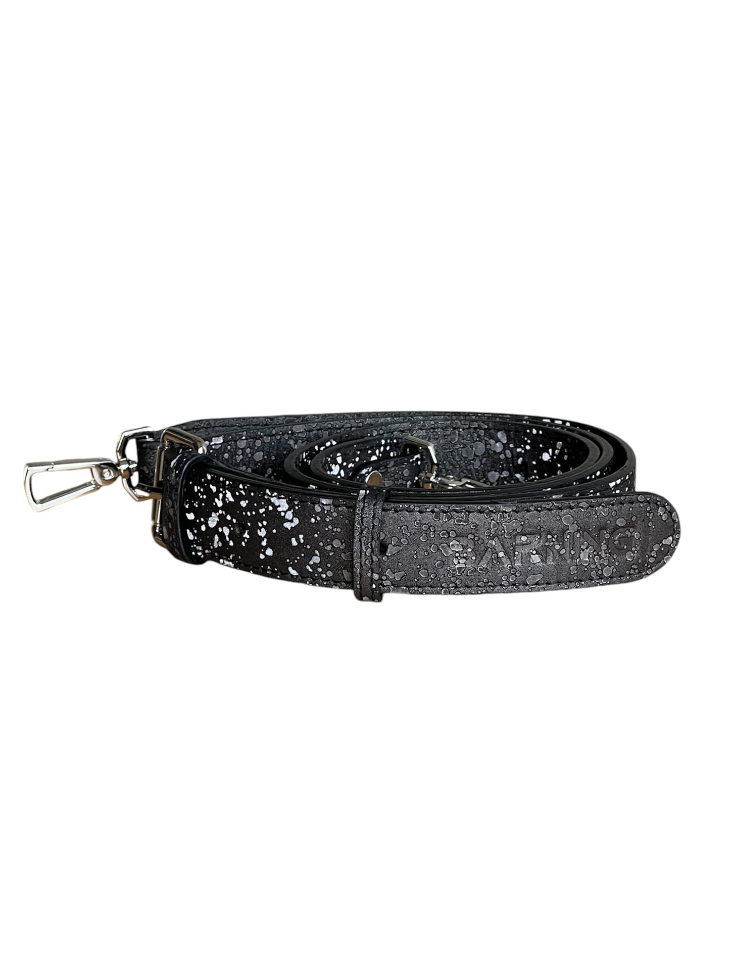 Matte Black Leather With Shiny Particles Minnie Lock Bag LIMITED EDITION