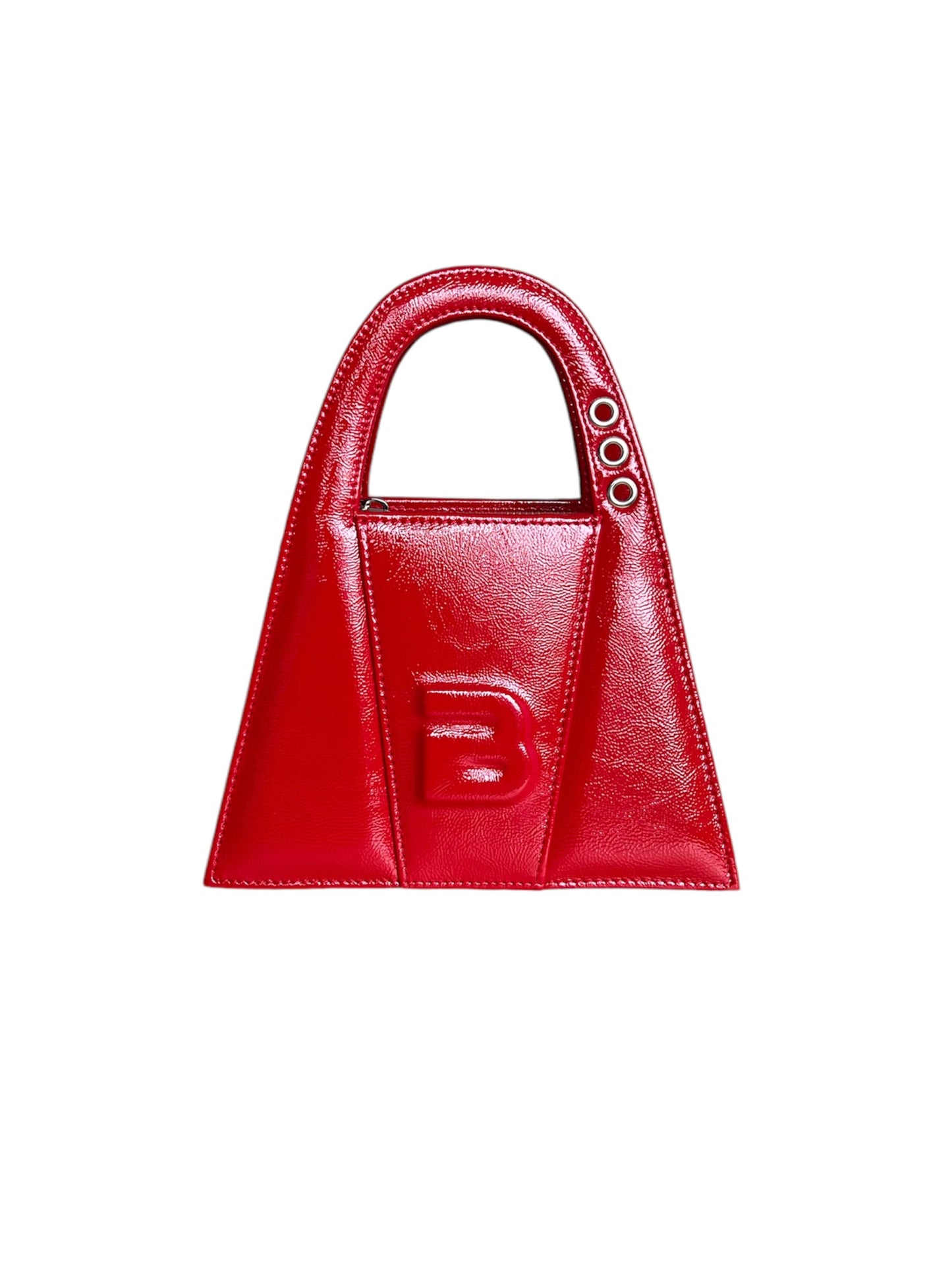 Red Patent Leather Minnie Lock Bag LIMITED EDITION