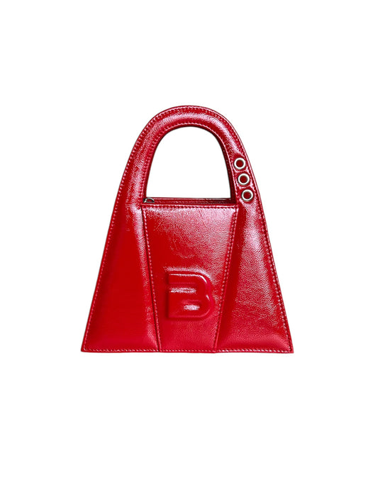 Red Patent Leather Minnie Lock Bag LIMITED EDITION