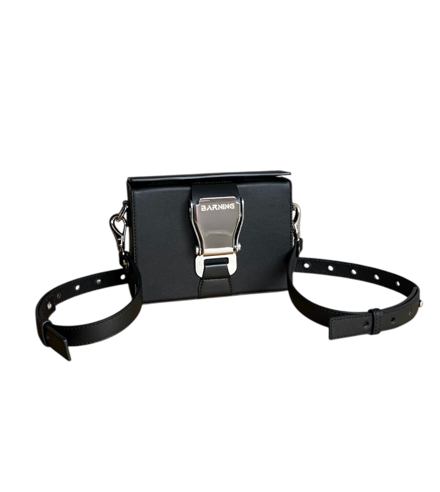 Black Box Leather Bag For Her